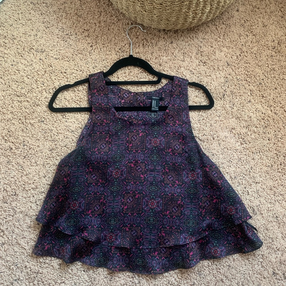 Forever21 Boho Flutter Top. - image 1